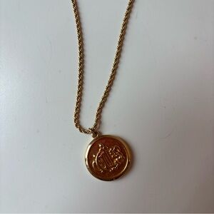 Dior Gold Medallion Necklace